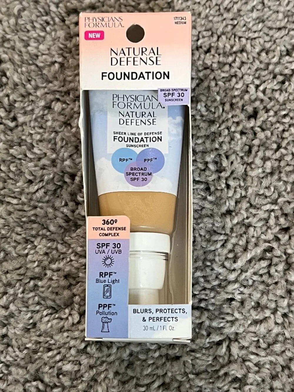 Physicians Formula Natural Defense Sheer Line of Defense Foundation SPF 30